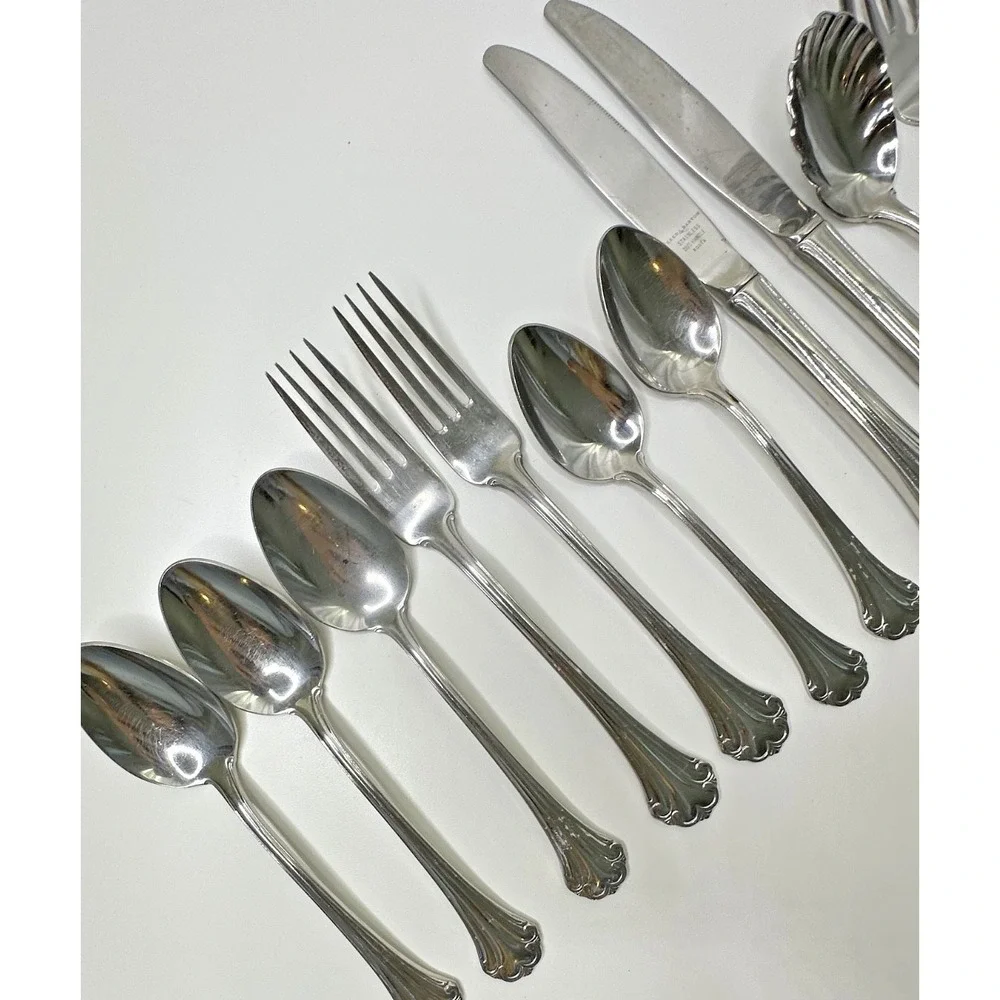 Reed & Barton REGINE Stainless Flatware Replacement Set 13 Dinner Fork Serving